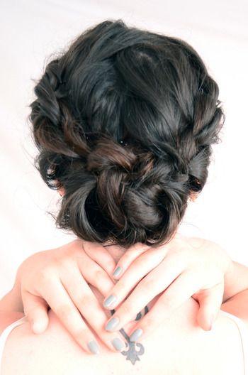 Pinned updo