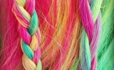 Color Braided Hair