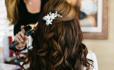 Curling Bridal Hair