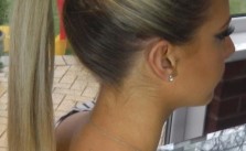 Teased & Wrapped Ponytail