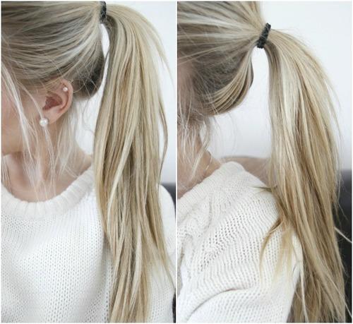 long ponytail