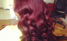 Curly Red Waves