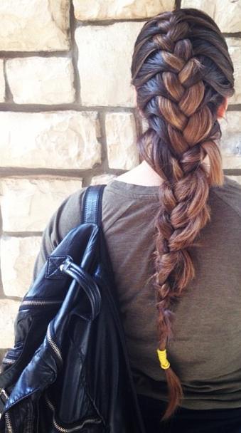 school style braid