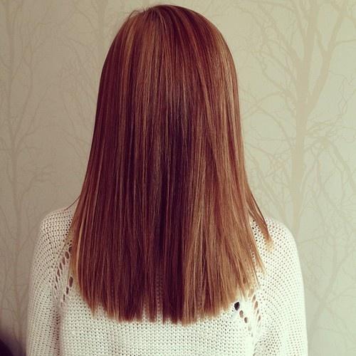 shoulder length hair