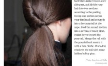 The Rolling-Pin Ponytail