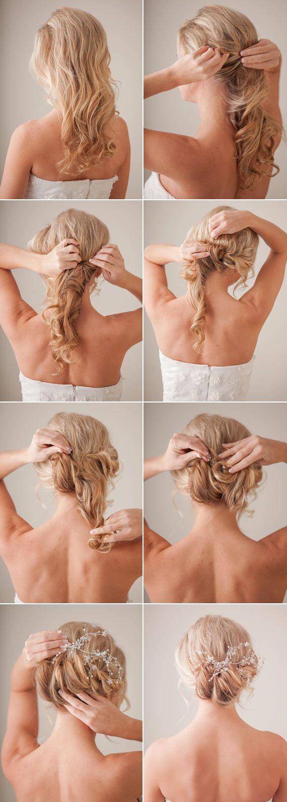bridal hair tutorial