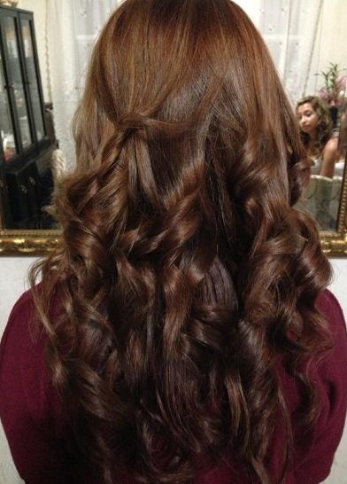 brown hair with subtle highlights