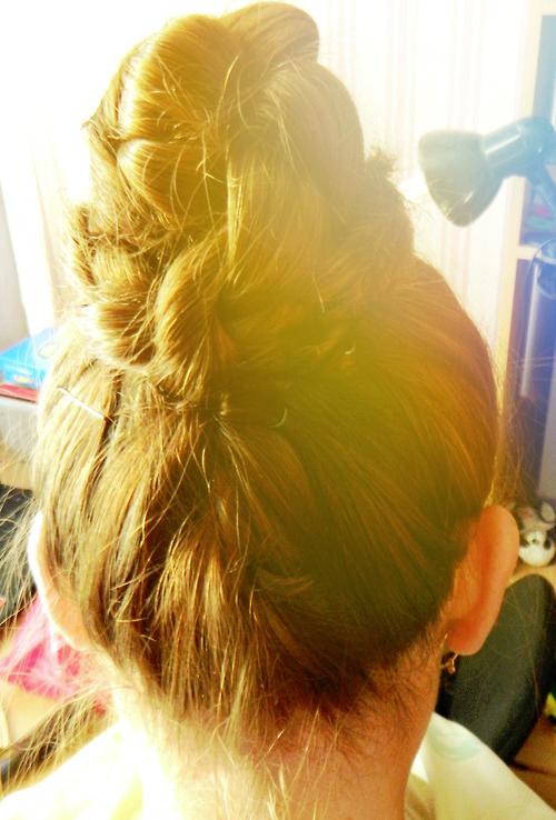 knotted bun