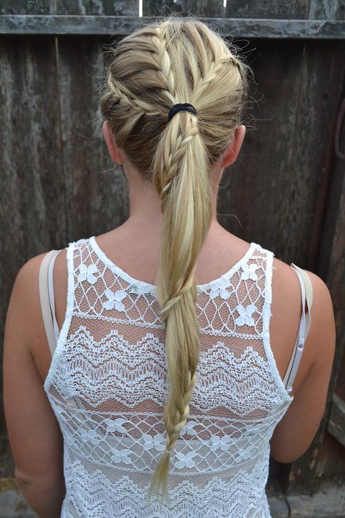 spiral lace braid