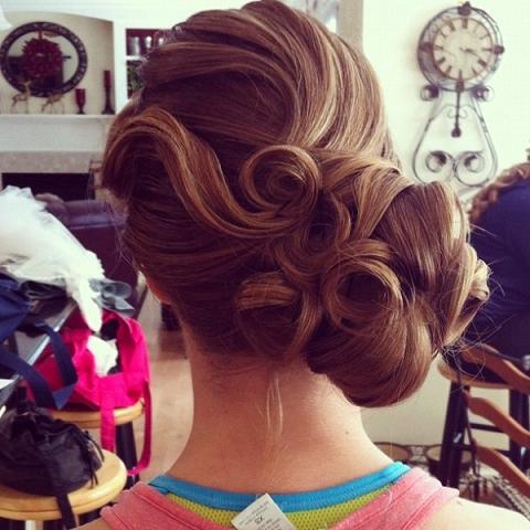 awesome brdial updo