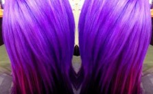 Purple & Red Hair