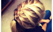 French Braided & Ponytail