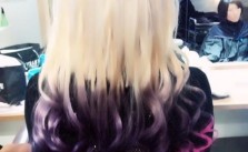 Colored Blonde Curls