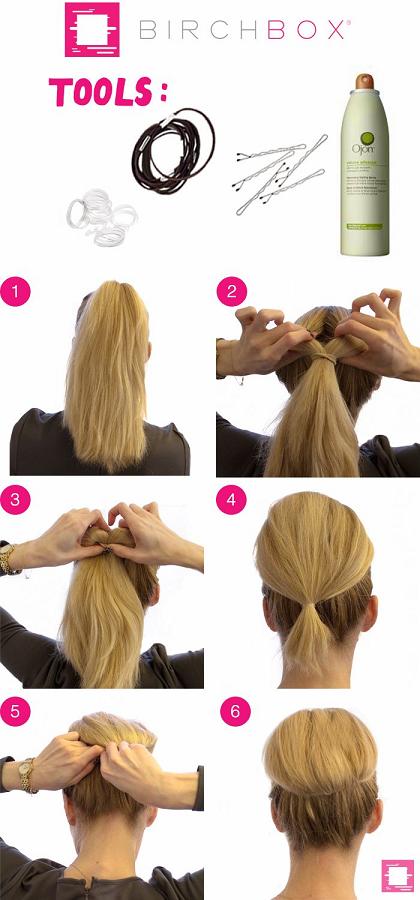 How to Get a Reverse Topsy Tail Bun