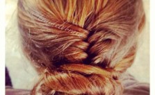 French Fishtail Braid Bun