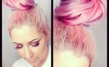 Strawberry Messy Bun