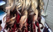 Curls Red & Black