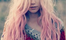 Wavy Pink Hair