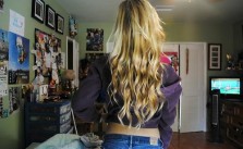 Messy Blonde Wavy