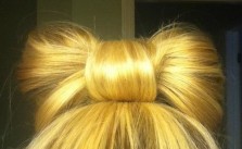 Blonde Hair Bow