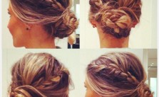 Messy Braided Bun