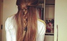 Loose Half Up Braid