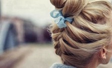 Braid Bun & Ribbon