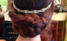 Braided Updo & Bling