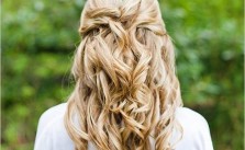 Bridal Hair Half Up