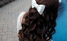 Wavy Hair & Bow