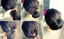 Low Bun with Bow