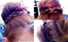 Bun with Braided Twist