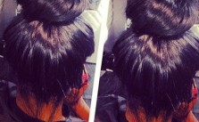 Dark Sock Bun