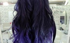 Dark Purple Hairstyle