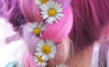 Pastel Braid with Flowers