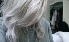 Wavy Silver Hair