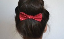 Polka Dot Bow & Bun