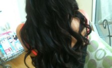 Dark Wavy Hair