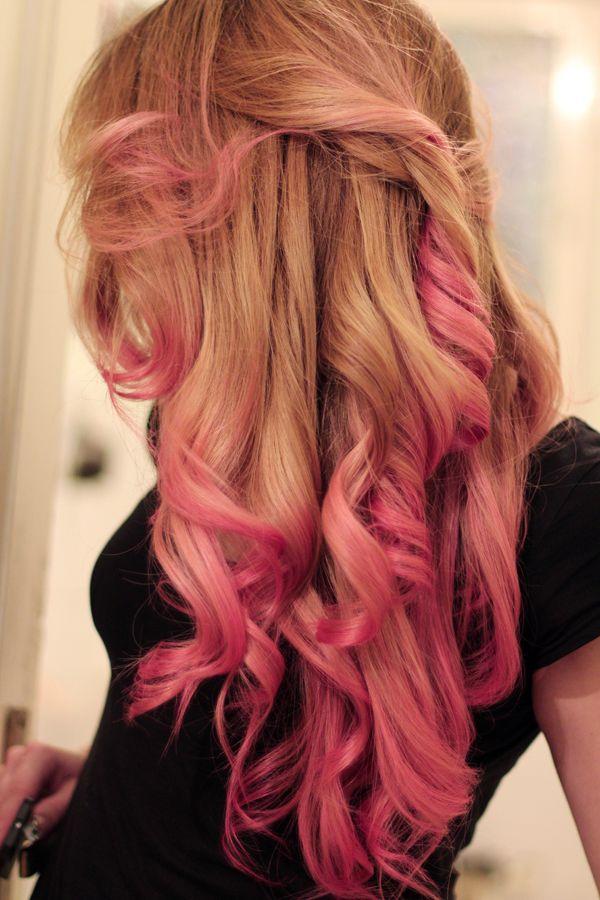 pink ombre