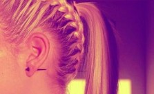 Side Braided & Ponytail