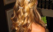 Blonde Wedding Curls