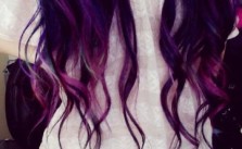 Purple Wavy Hair