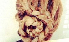 Braided Flower Bun