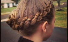 Dutch Braid Bun