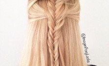 Half Up Fishtail