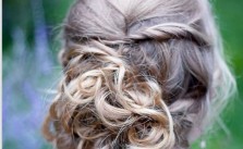 Elegant Curled Updo