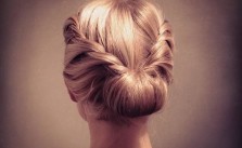 Blonde Updo Twists