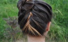 Messy Braided Bun