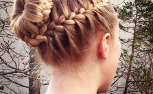 Braided into Bun