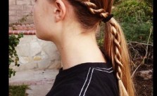 Double Twist Ponytail